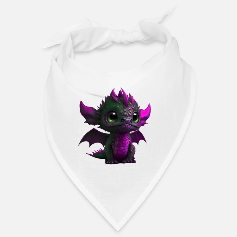 Bébé Dragon Rose | Mignon bébé dragon rose Bandana