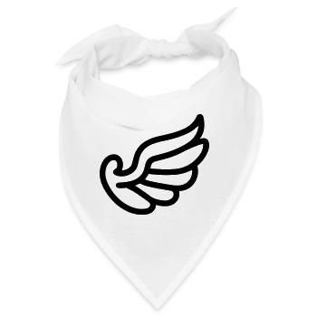 Engelsflügel - Bandana - Weiß - Vorne