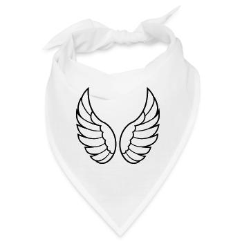 Engelsflügel - Bandana - Weiß - Vorne