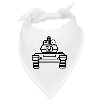 Panzer - Bandana - Weiß - Vorne