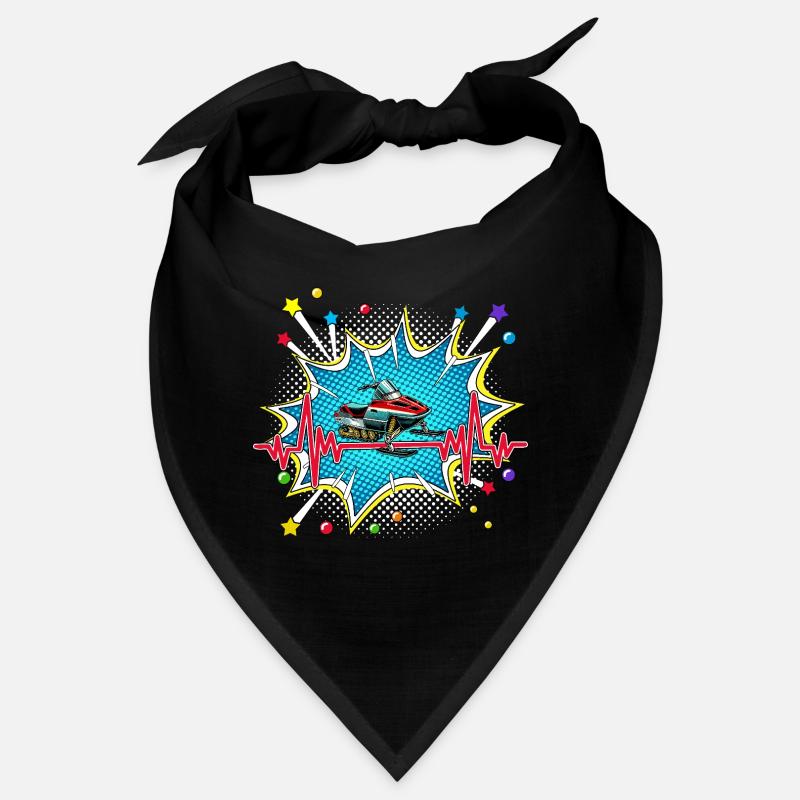 Imker Pop Art Comic Retro Herzschlag Bandana
