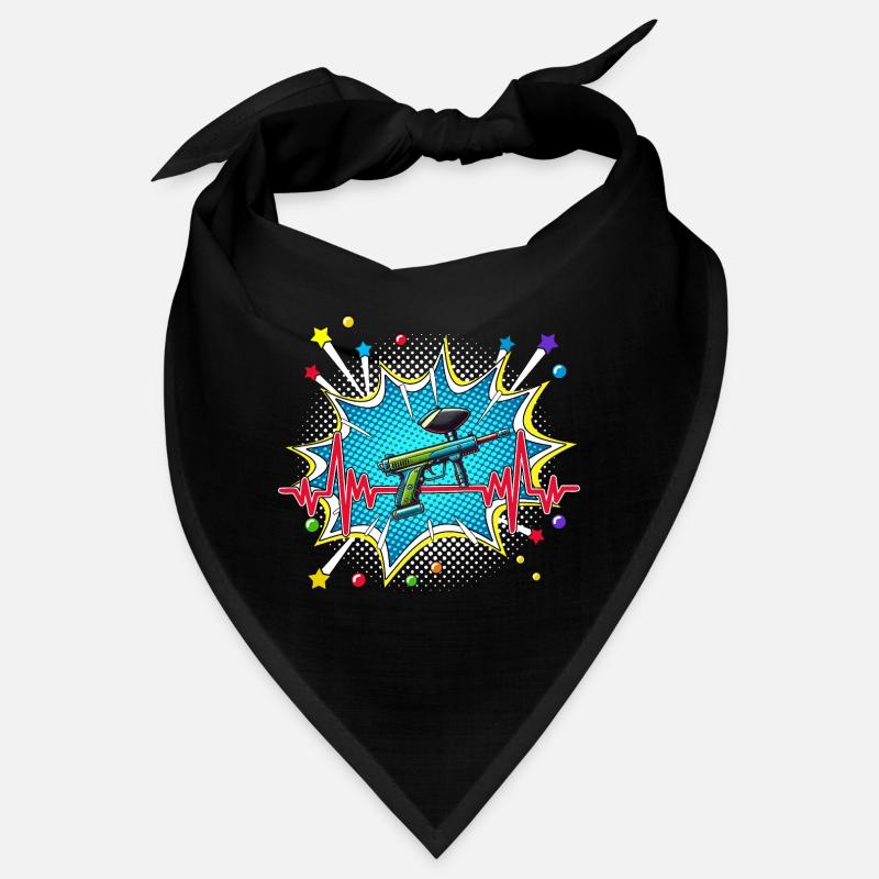 Bowling Pop Art Comic Retro Herzschlag Bandana