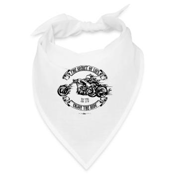 TRIKE KÖNIGE / THE SECRET OF LIFE - Bandana - Weiß - Vorne