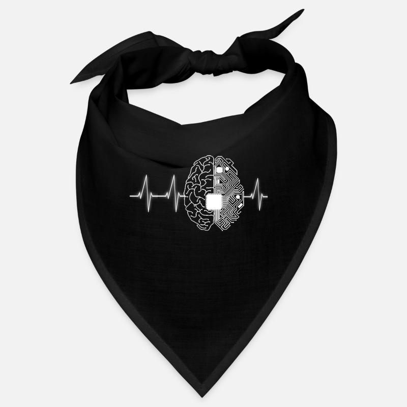 Programmierliebhaber Programmierer Heartbeat Design Bandana