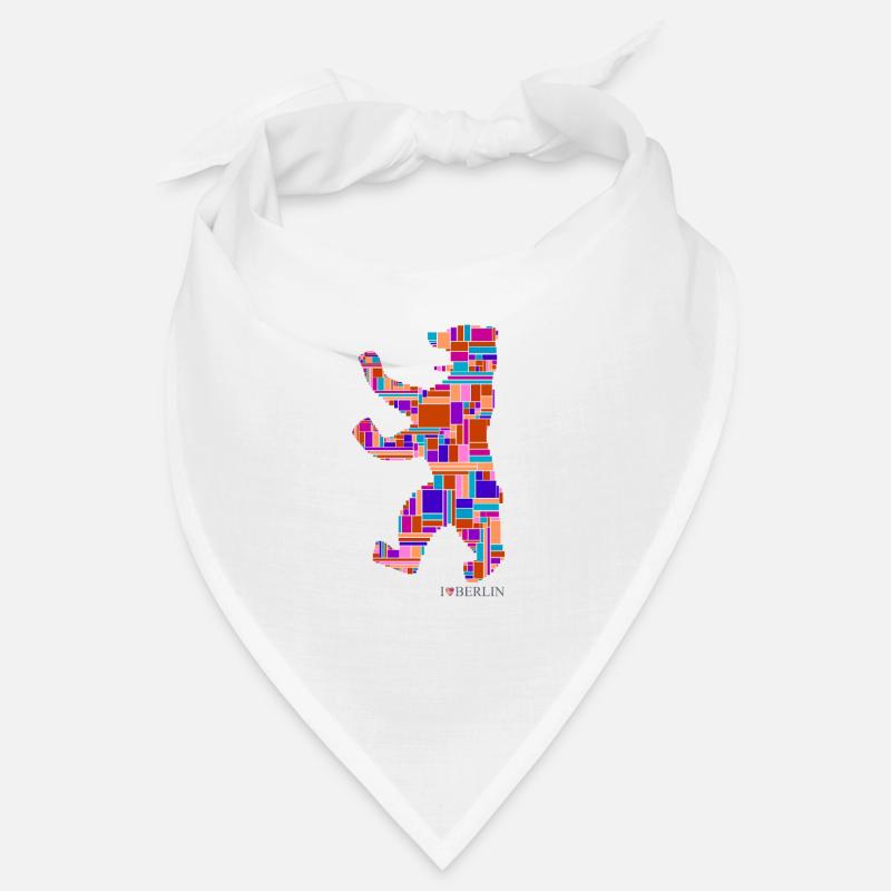 I Love Berlin Shirt - Berlin Bär Design - Berlin Bandana