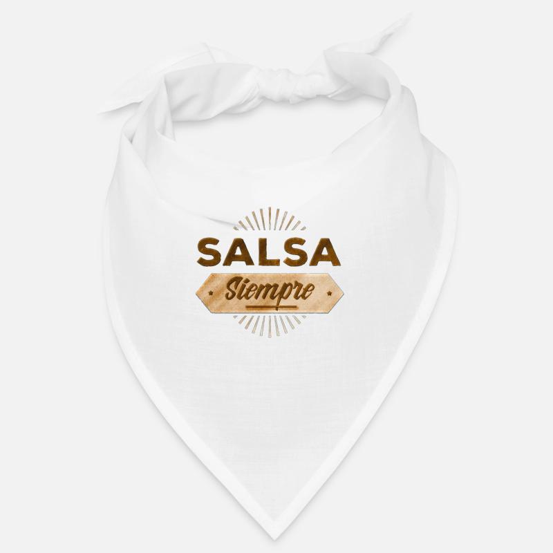 Salsa siempre Danse salsa - Bandana - blanc