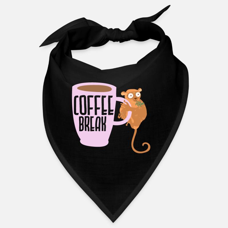 Kaffeepause Tarsierflüsterer Koffeintrinker Bandana