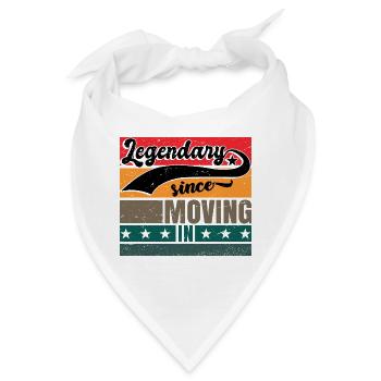 Legendär seit dem Einzug - Bandana - Weiß - Vorne