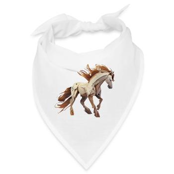 Wildpferd - Bandana - Weiß - Vorne