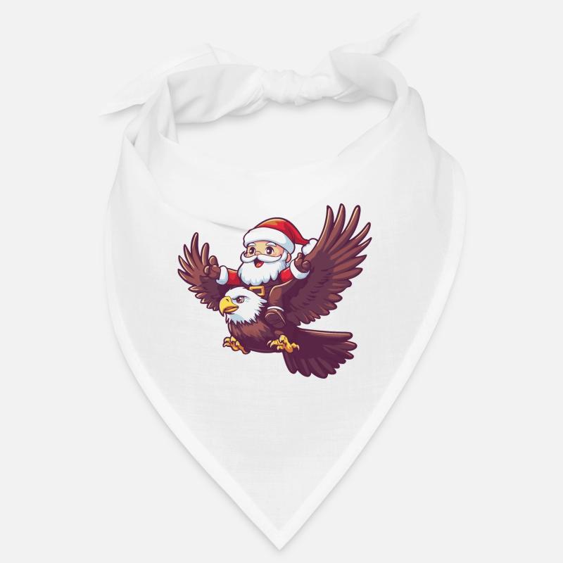 Aigle Père Noël dessin animé Bandana