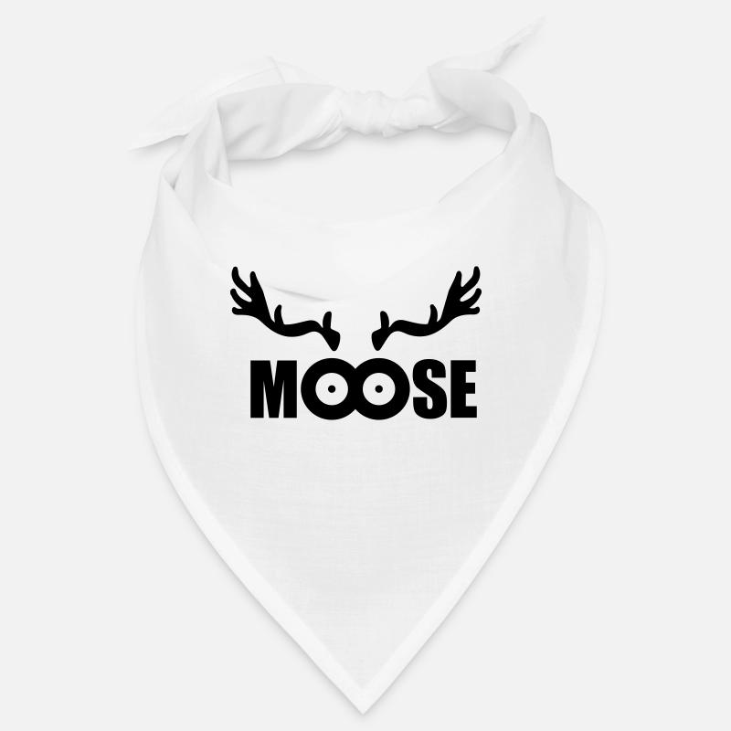 Moose (black) Bandana