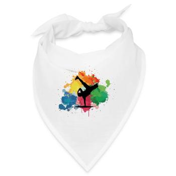 Break dancers - Bandana - Weiß - Vorne