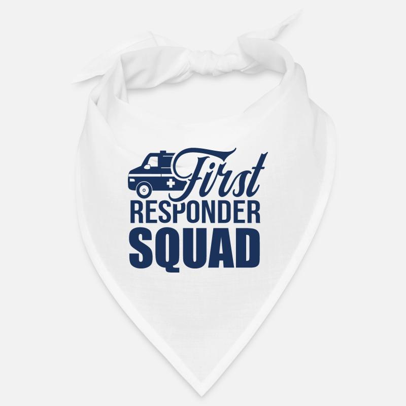 First Responders Squad Team First Responders Emergency Responders Bandana