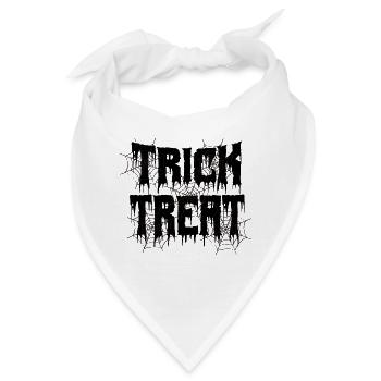Trick Treat, Halloween. - Bandana - Weiß - Vorne