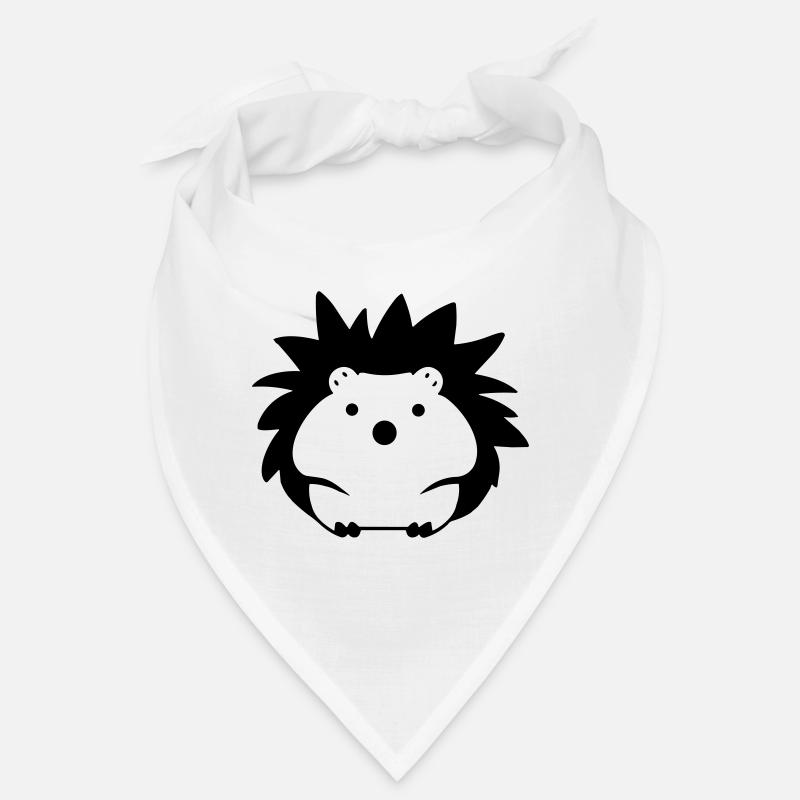 Igel - Bandana - Weiß