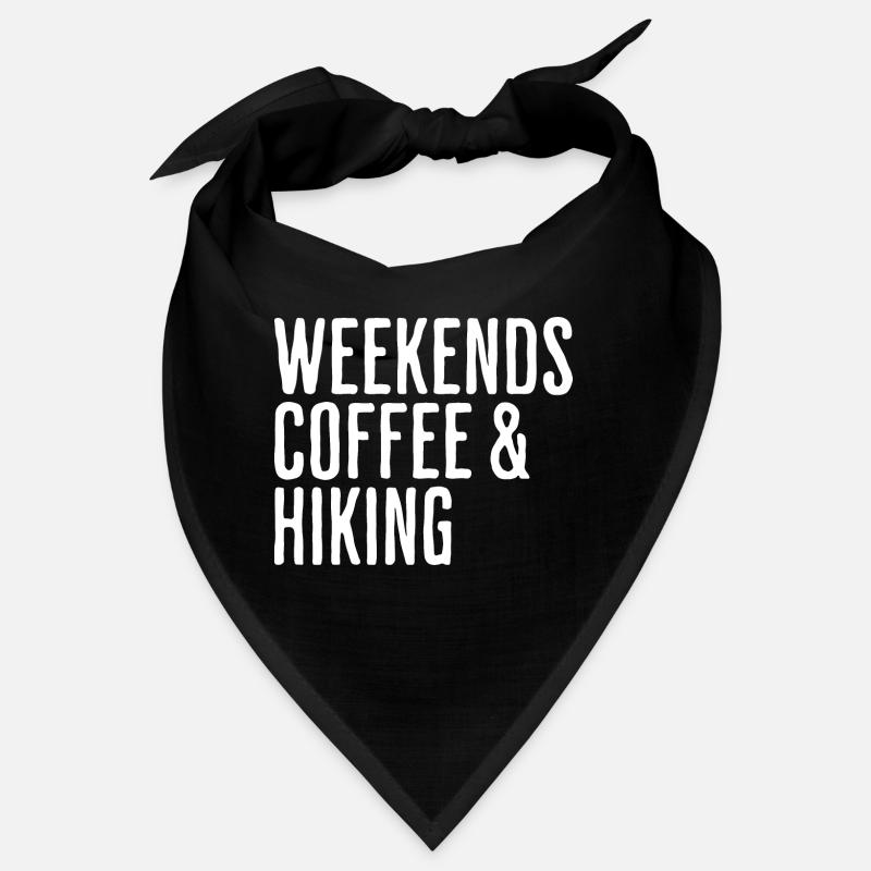 Wochenend-Kaffee- und Wanderungs-Humor-Wanderer Bandana