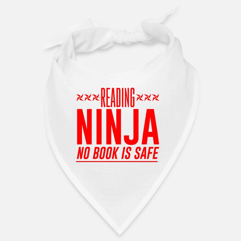 Reading Ninja, No Book Is Safe 2 Bandana
