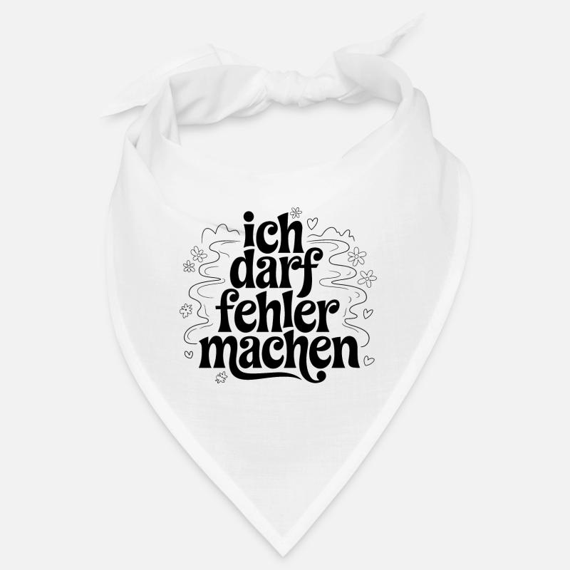 Ich darf fehler machen für einen Optimisten Bandana