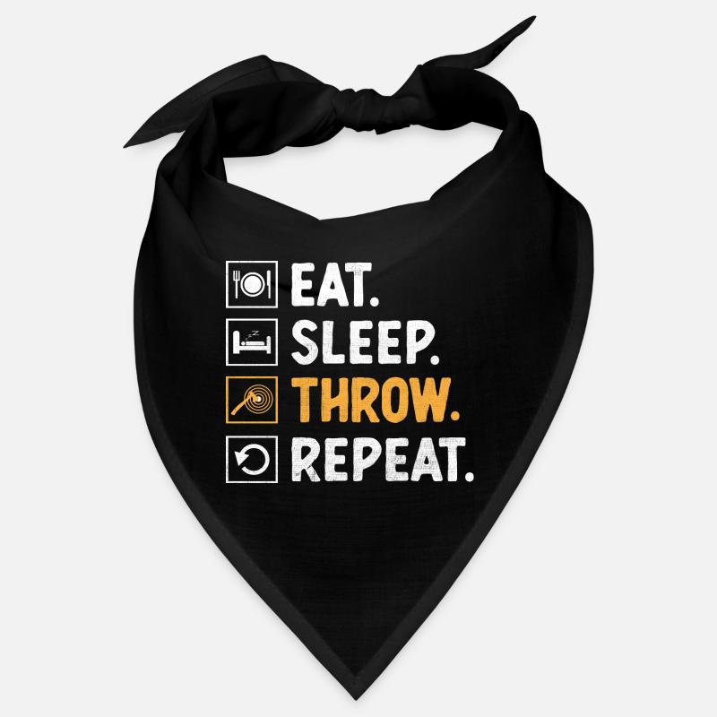 Eat Sleep Throw Repeat Axe Throwing Hatchet Bandana