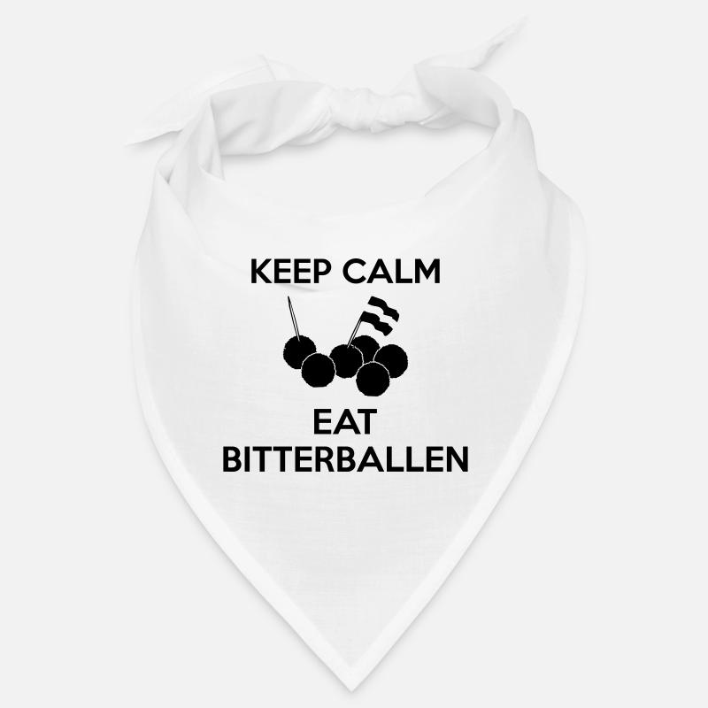 KEEP CALM Mangez Bitterballen Multi Color Vector Bandana