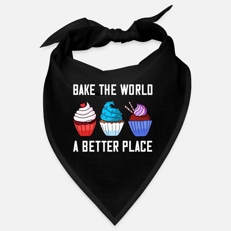 Cupcake Backen Bäckerei Bäcker Kuchen Bandana