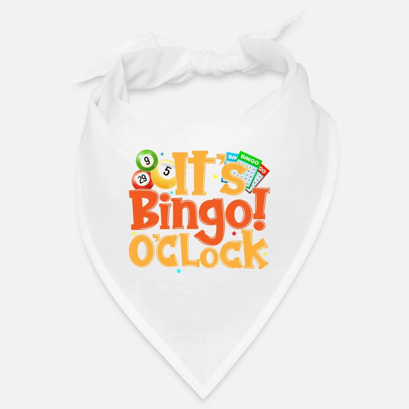 It's Bingo O Clock Bingo Caller Funny Bingo Player Bandana