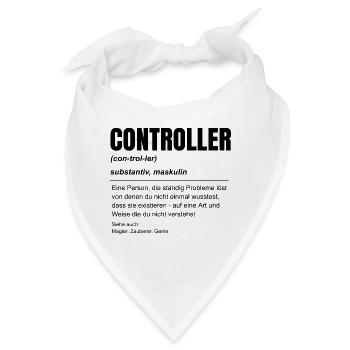 Finanz Controller Rechnungswesen Beruf Idee - Bandana - Weiß - Vorne