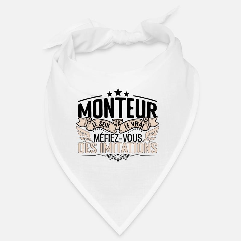Monteur cadeau Monteur le vrai Monteur Bandana