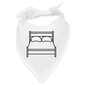Bett - Bandana - Weiß - Vorne