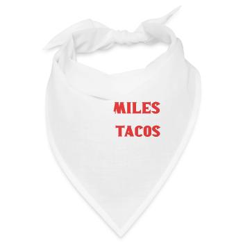 Laufen Sie alle Meilen Marathoner Gift - Bandana - Weiß - Vorne