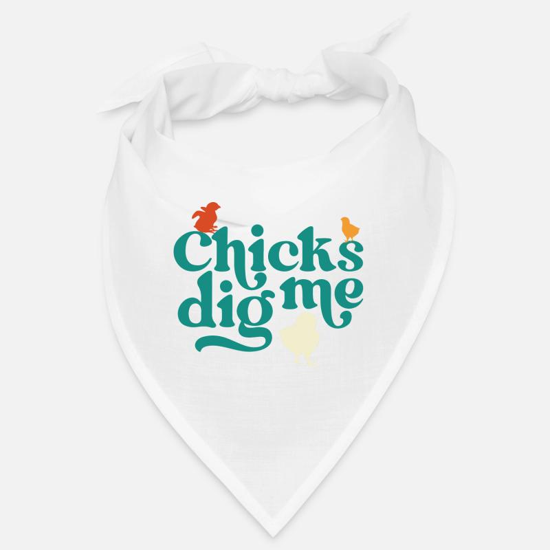 Chicks Dig Me Funny Easter Chicken Bandana