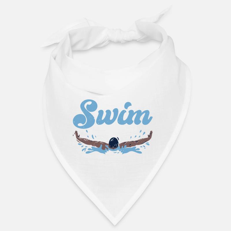 I Don't Swim I Fly 3 - Bandana - Weiß