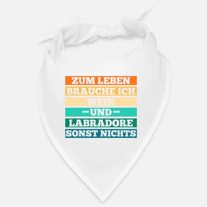 Wein Hund Labrador Bandana