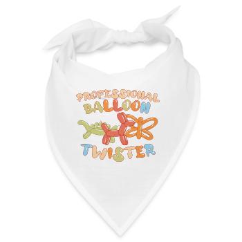 Professional Balloon Animal Twister Circus - Bandana - Weiß - Vorne