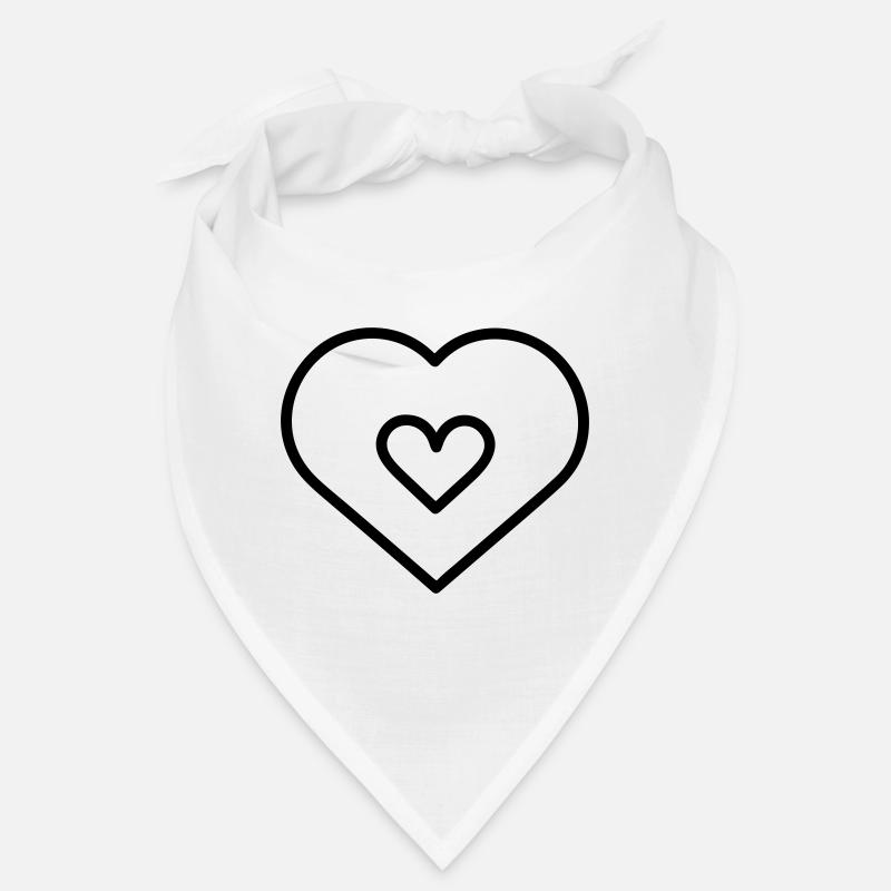 heart Bandana