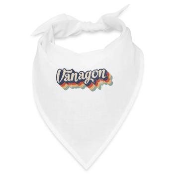 Vanagon retro Syncro Bus Camper - Bandana - Weiß - Vorne