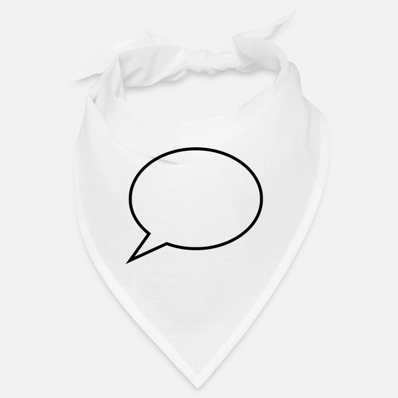 Personalize your own speech bubble Comic Bandana