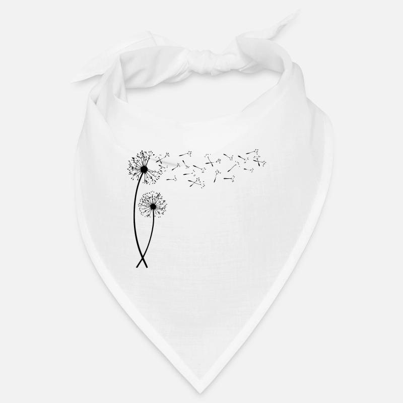 Pusteblume mit fliegenden Samen. Geschenk Bandana