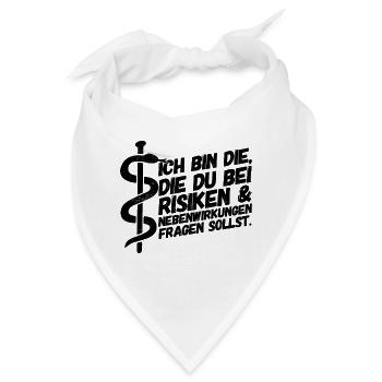 Apotheker Apotheke Pharmazeut - Bandana - Weiß - Vorne