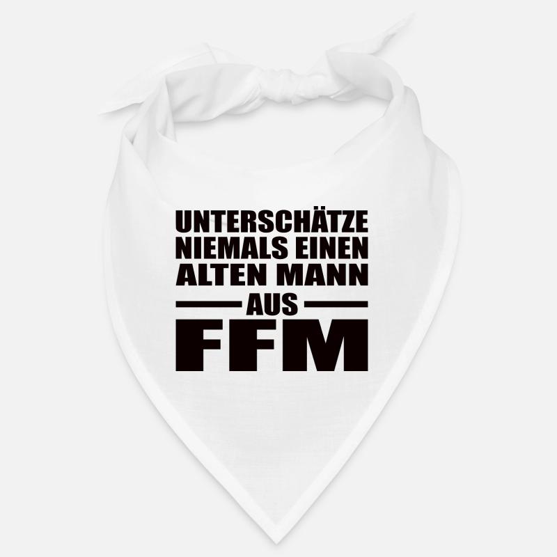 Alter Mann Frankfurt FFM Geburtstag Main Hessen Bandana
