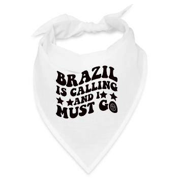 Brasilien Brasilianer Kultur Reisen Essen Tour - Bandana - Weiß - Vorne