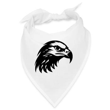 Adler - Bandana - Weiß - Vorne