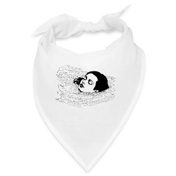 Woman in Water - Bandana - Weiß - Vorne