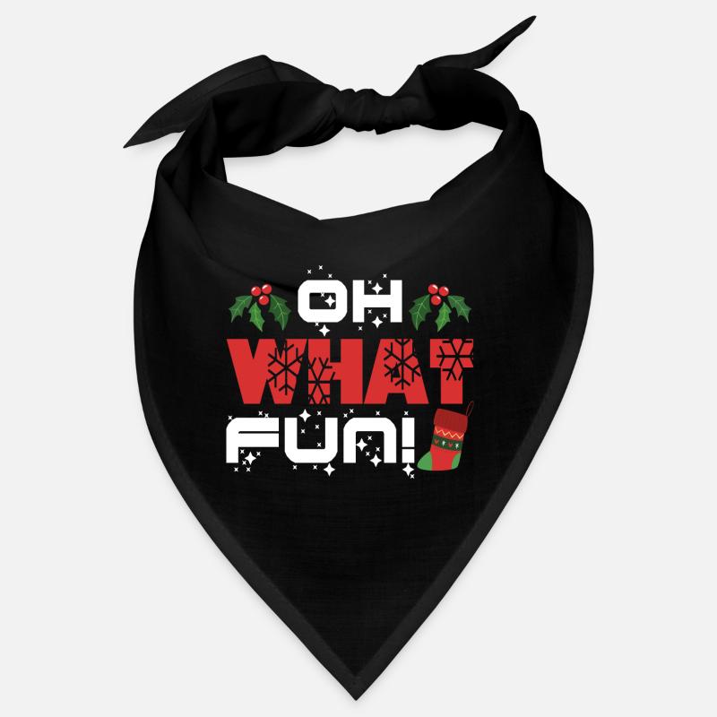 Christmas Oh What Fun Bandana