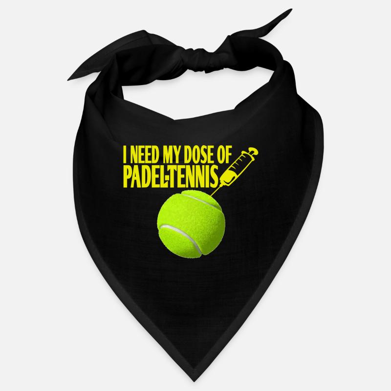 Padel Tennis vaccination seringue idée cadeau Bandana
