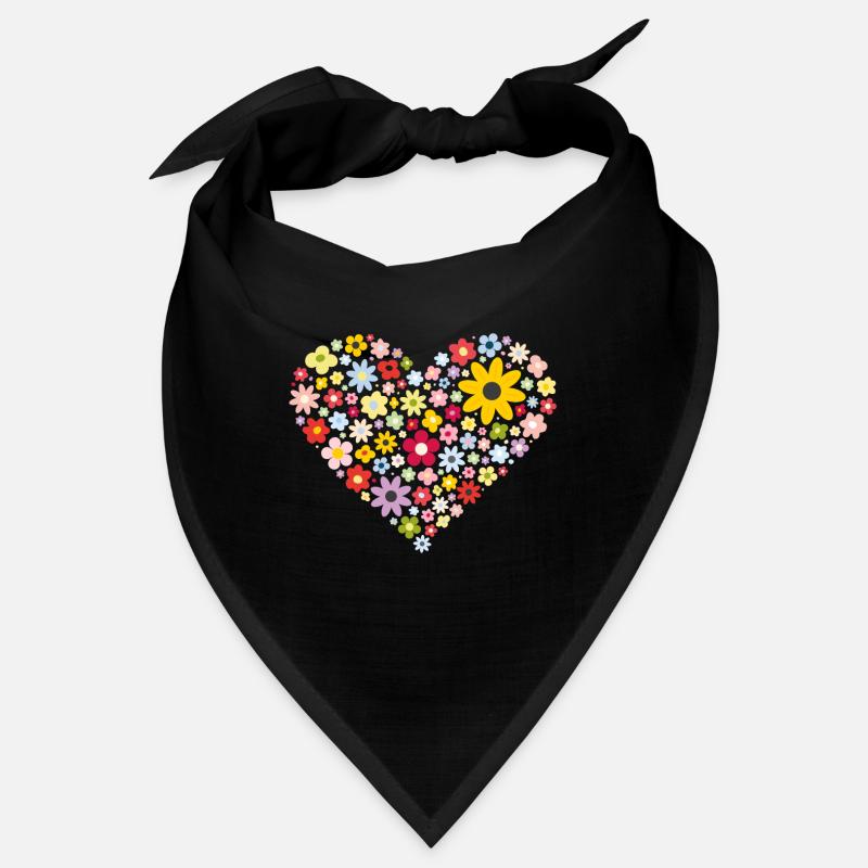 Coeur de fleur Bandana
