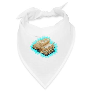Buch - Bandana - Weiß - Vorne