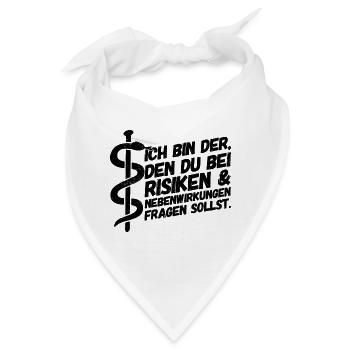 Apotheker Apotheke Pharmazeut - Bandana - Weiß - Vorne