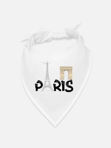PARIS - Bandana - blanc - Devant