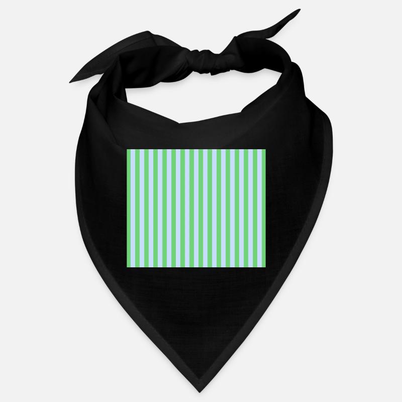 Stripes Vert Bleu clair Bandana